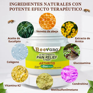 BEEVANA - CREMA PARA ARTICULACIONES, HUESOS, ESPALDA, CUELLO, MANOS Y PIES